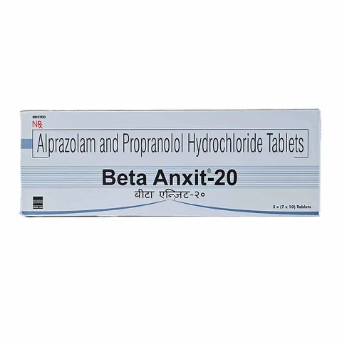 Beta Anxit 0.25 mg/20 mg Tablet