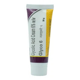 Glyco 6 Glycolic Acid Cream | For Dry Skin, Acne & Hyperpigmentation
