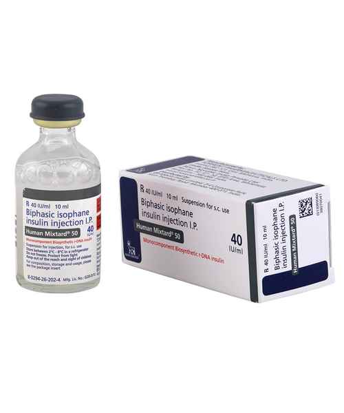 Human Mixtard 50 Injection 40IU/ml