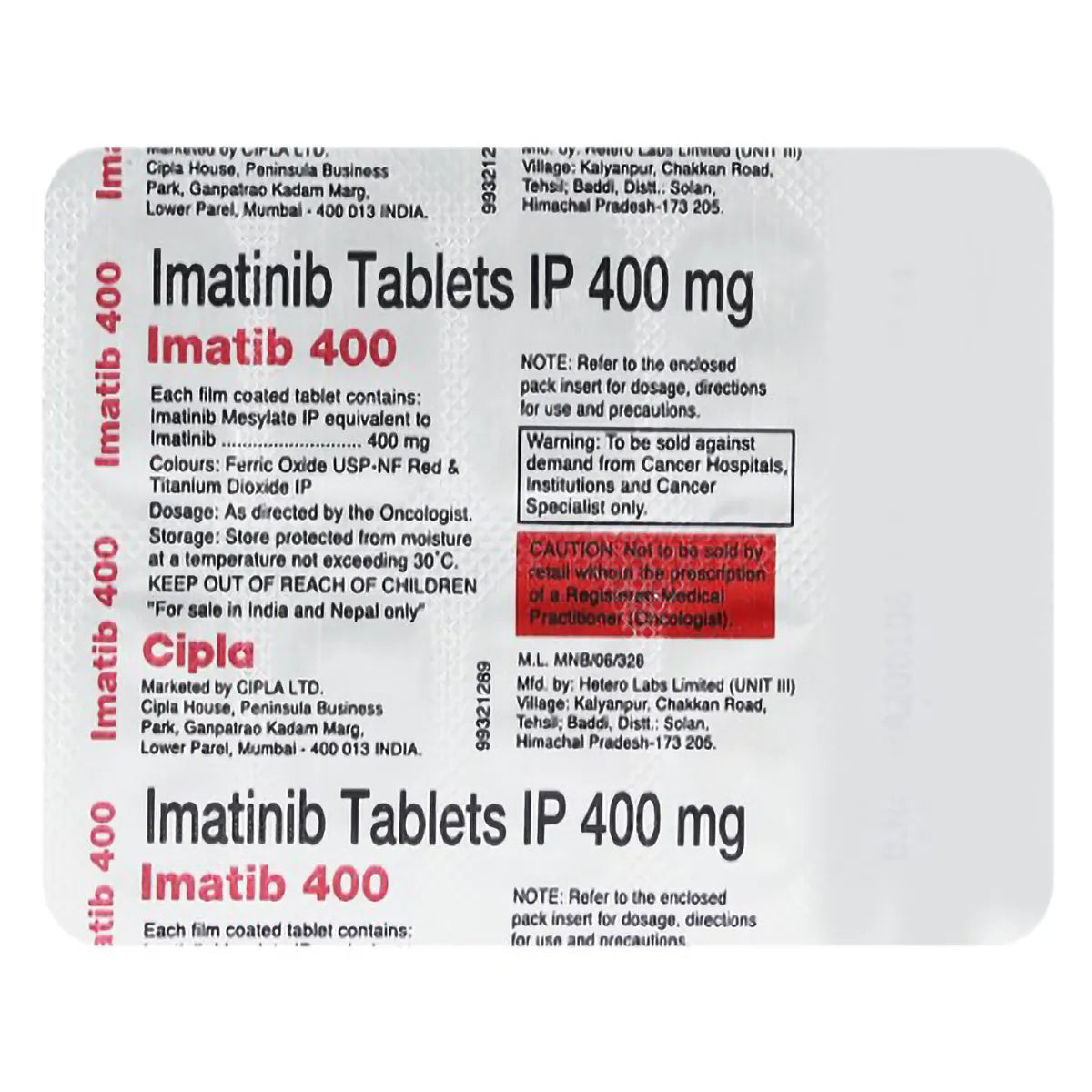 Imatib 400 Tablet