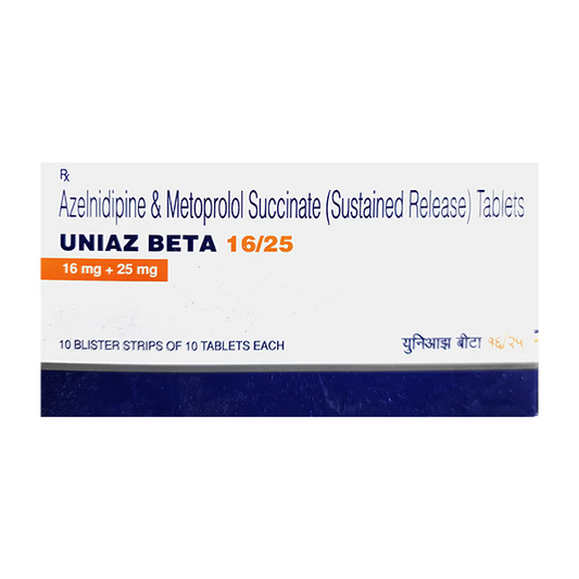 Uniaz Beta 16/25 Tablet SR