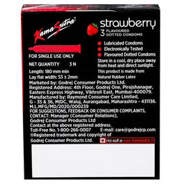 Kamasutra Strawberry Flavour Condoms