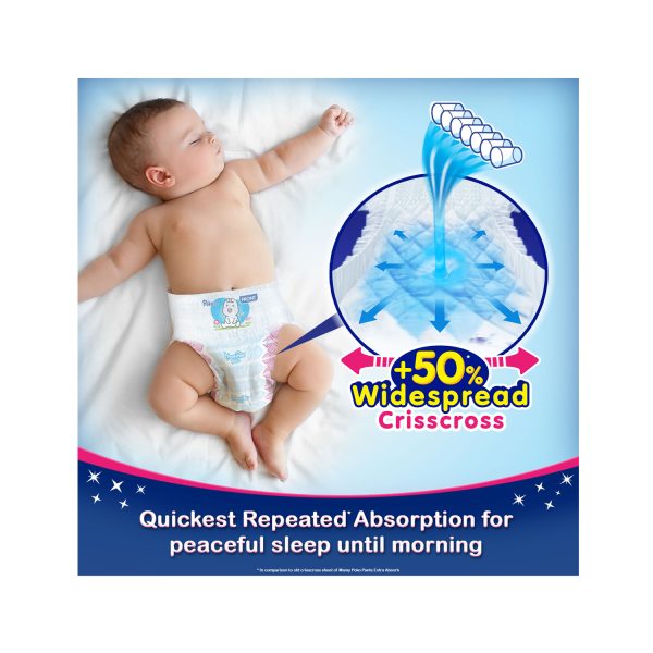 MamyPoko Extra Absorb Diaper- Pant Style (Fits baby with 12-17 kg weight) XL, 9 Diapers