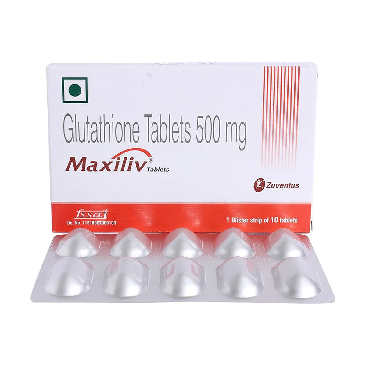 Maxiliv Glutathione Tablet for Adults