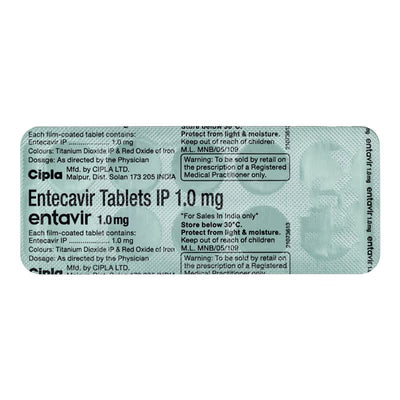 Entavir 0.5mg Tablet