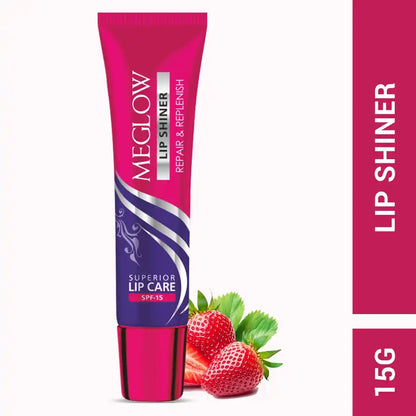 Meglow Lip Shiner with SPF 15 | Nourish & Protect Your Lips