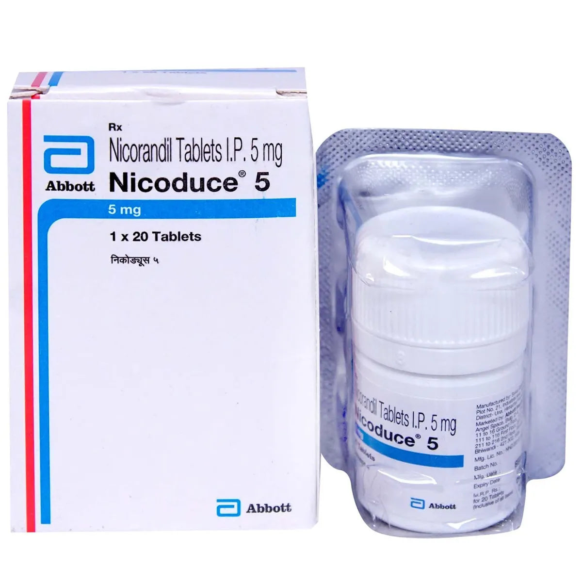 Nicoduce 5 Tablet -Strip of 20Tablet