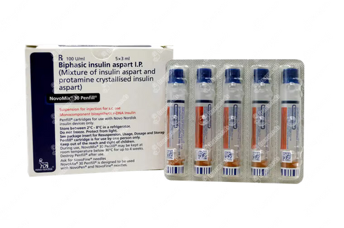 Novomix 30 100IU Penfill (3ml Each)