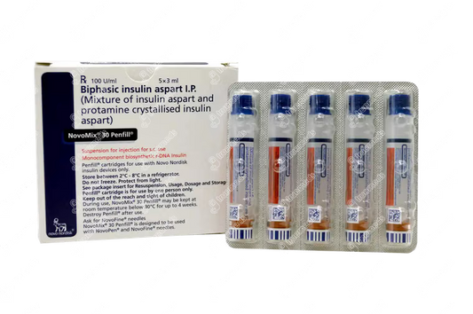 Novomix 30 100IU Penfill (3ml Each)