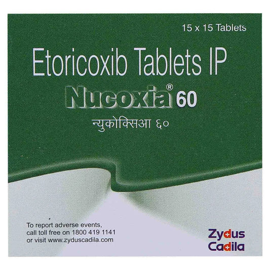 Nucoxia 60 Tablet -Strip of 15Tablet