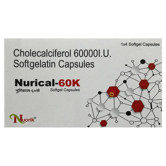 Nurical-60K Capsule -Strip of 4Capsule