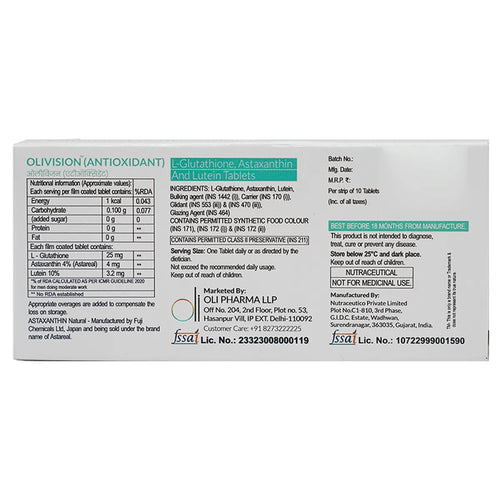 Olivision Tablet -Strip of 10Tablet