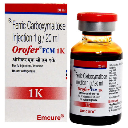Orofer FCM 1K/500 mg Injection