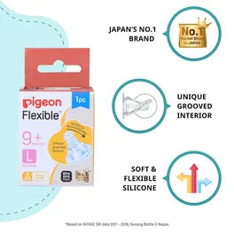 Pigeon Flexible 9M+ Large Nipple Box