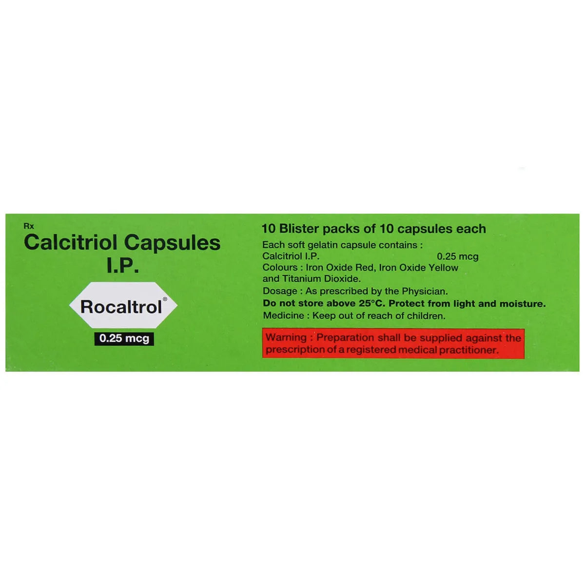 Rocaltrol Capsule -Strip of 10 capsules