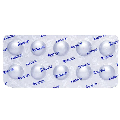 Rosuvas 20 Tablet-Strip of 10Tablets
