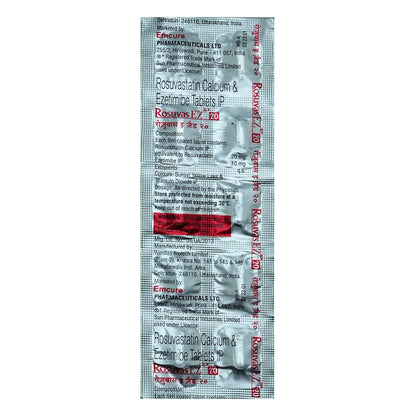 Rosuvas EZ 20 Tablet -Strip of 10 Tablets