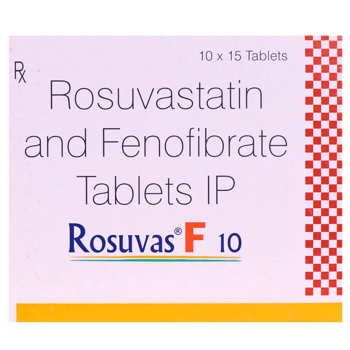 Rosuvas F 10 Tablet-Strip of 15 Tablets