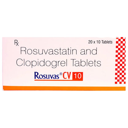 Rosuvas CV 10 Tablet- Strip of 10Tablets