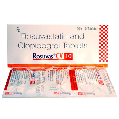 Rosuvas CV 10 Tablet- Strip of 10Tablets