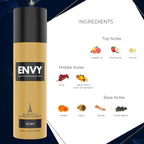 ENVY Rush Deodorant For Men  - 140ml