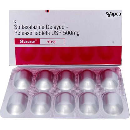 Saaz 500mg Tablet -Strip of 10 Tablets