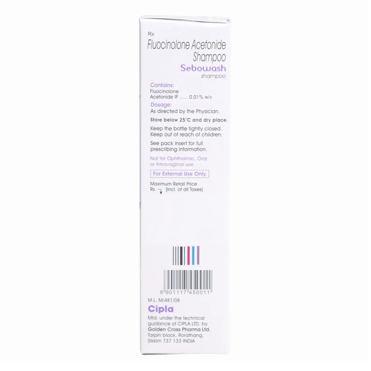 Sebowash Shampoo, 100 ml