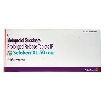 Seloken XL 50 mg Tablet -Strips of 30Tablet