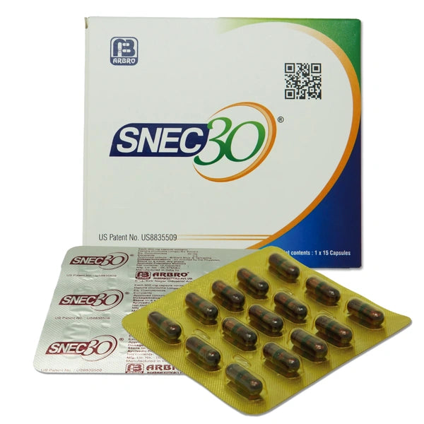 Snec 30 Liquid Turmeric Curcumin Capsule US Patent | Supports Joint, Heart & Brain Health