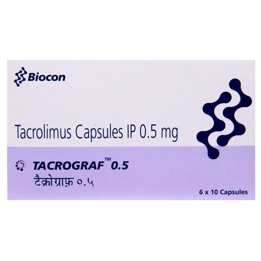 Tacrograf 0.5/1/2 mg Capsule