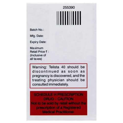 Telista 40 Tablet (Strip of 15Tablets)