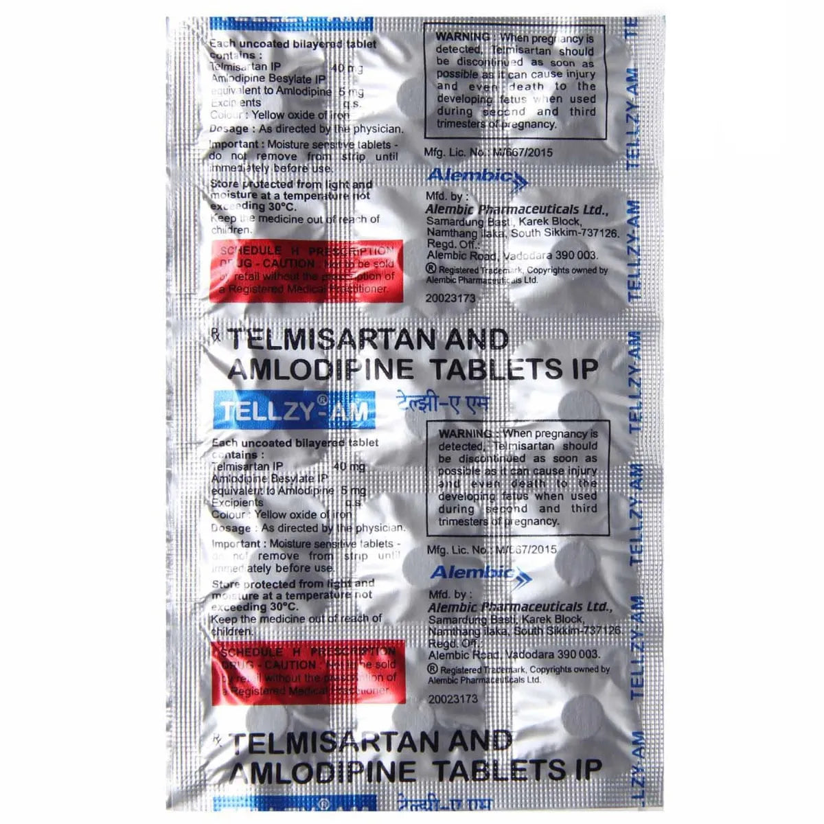 Tellzy-AM Tablet (Strip of 15Tablets)