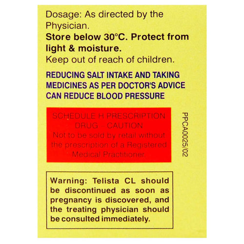 Telista CL Tablet  (Strip of 10Tablets)