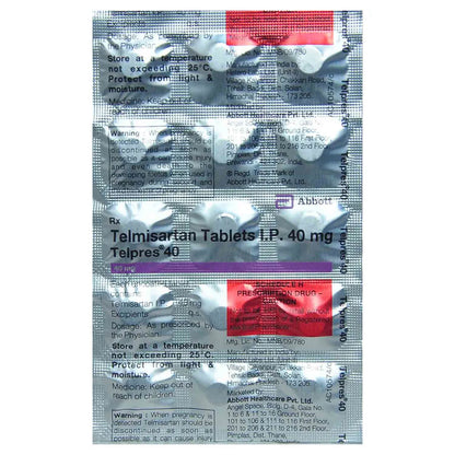 Telpres 40 Tablet (Strip Of 15Tablets)