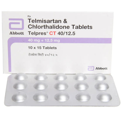 Telpres CT 40/12.5 Tablet (strip  of 15 Tablets)