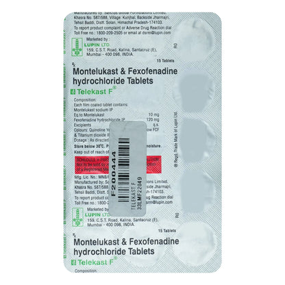 Telekast F 10mg/120mg Tablet