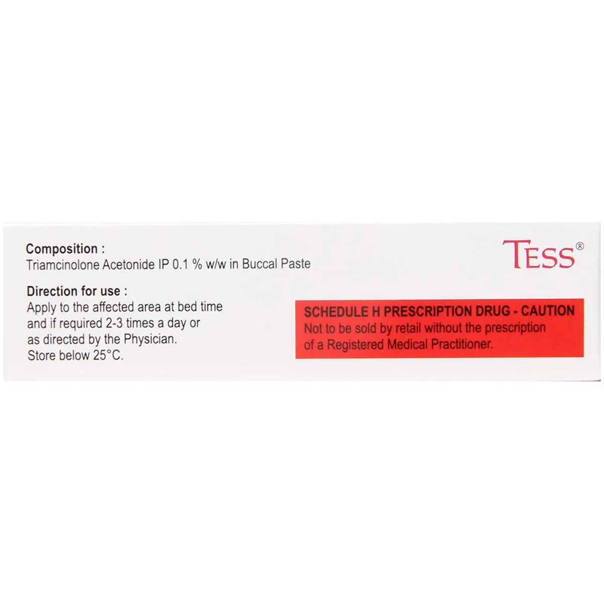 Tess Oral Paste  5Gm