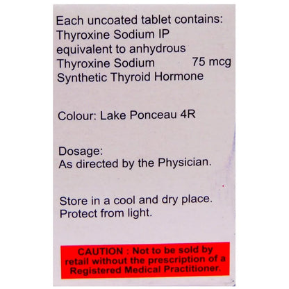 Thyrox 75 Tablet