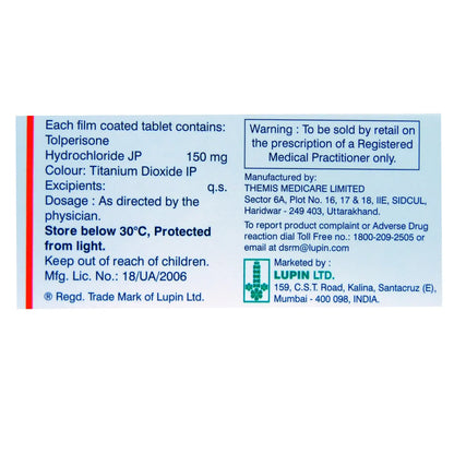 Tolifast 150 Tablet Strip of 10 Tablets