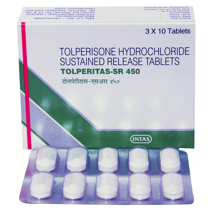 Tolperitas-SR 450 Tablet  Strip of 10 Tablet