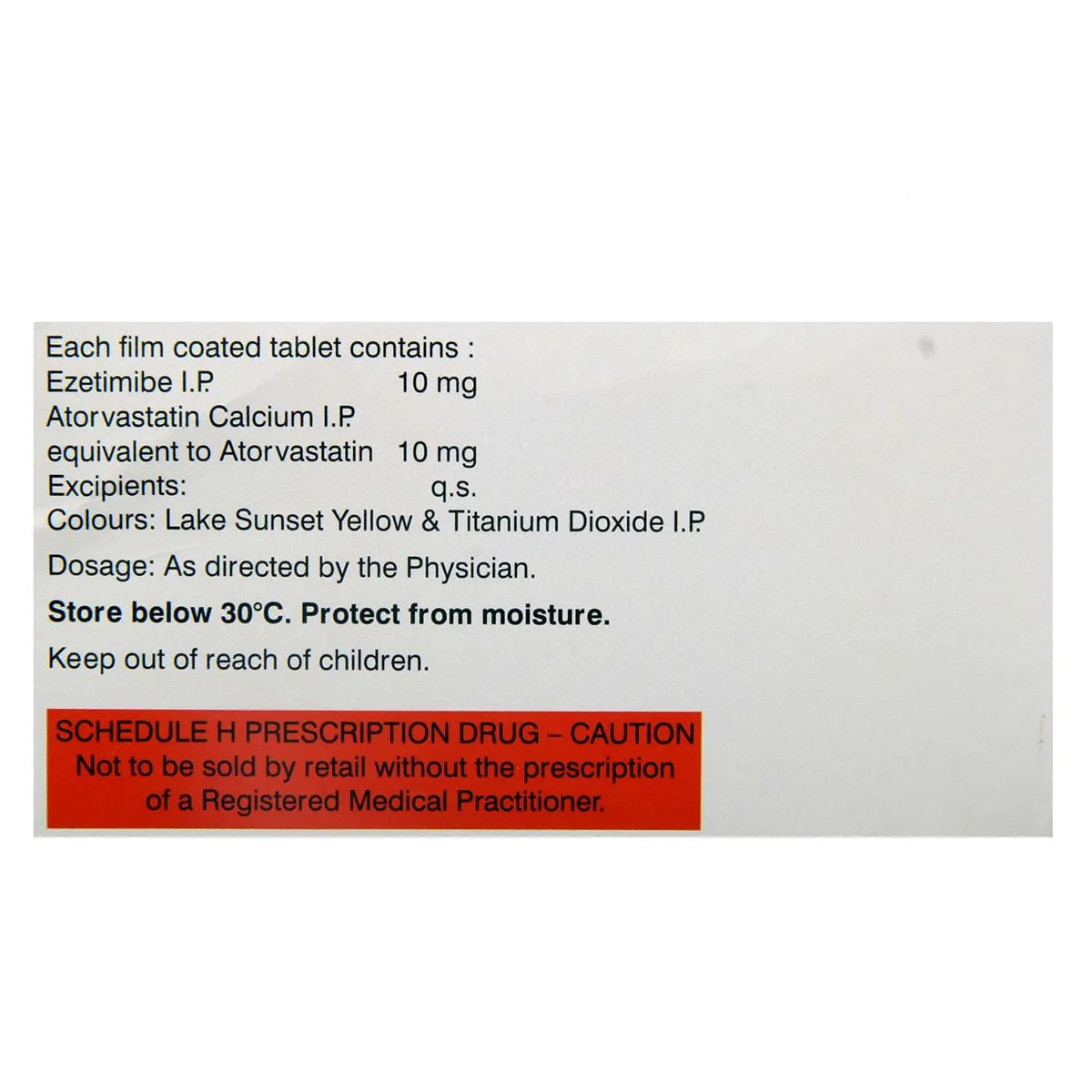 Tonact EZ 10 Tablet Strip of 15 Tablets