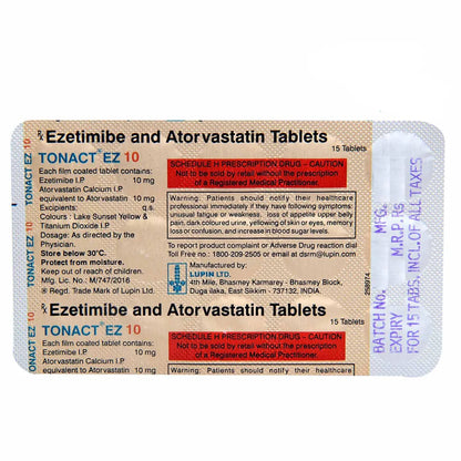 Tonact EZ 10 Tablet Strip of 15 Tablets