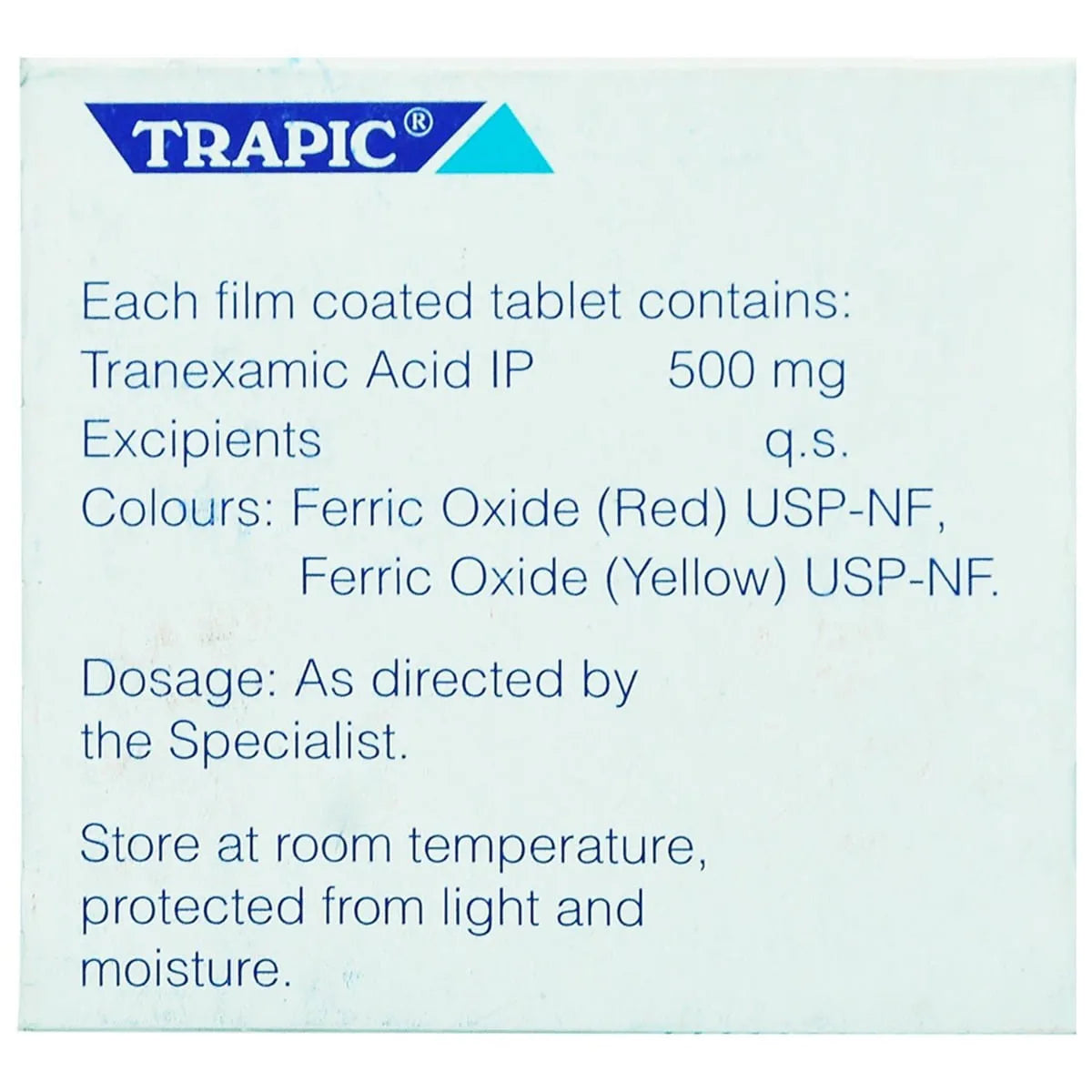 Trapic 500mg Tablet 10PCS