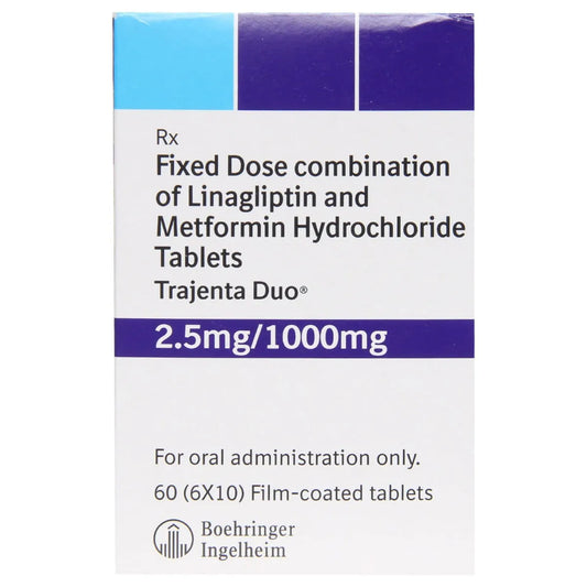 Trajenta Duo 2.5mg/1000mg Tablet