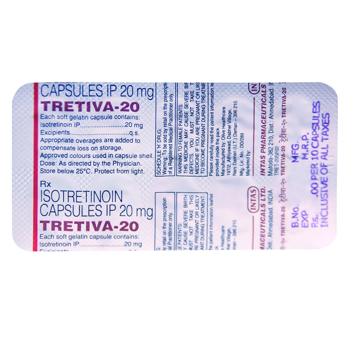 Tretiva-20mg Capsule 15 capsule