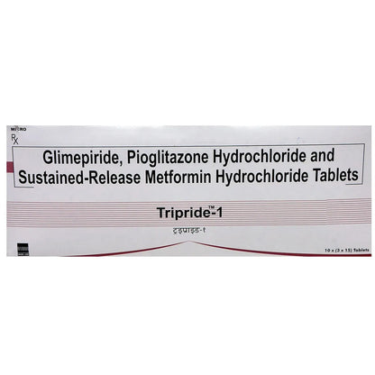 Tripride 1mg Tablet 15PCS