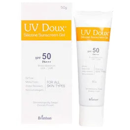 UV Doux SPF 50 Silicon Sunscreen Gel, 50 gm