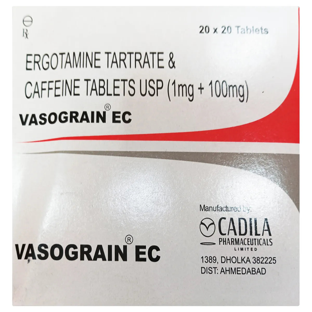 Vasograin Ec Tablet 20's