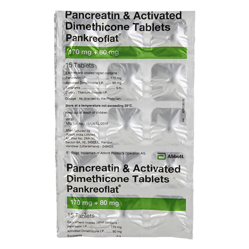 Pankreoflat 170mg/80mg Tablet