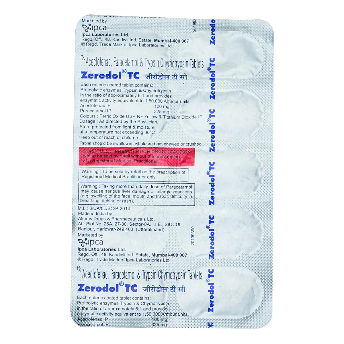 Zerodol TC Tablet